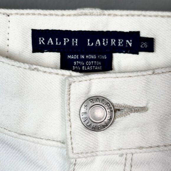 Ralph Lauren jeans size 26 flare fringe beaded western coastal cowboy white - Picture 7 of 10